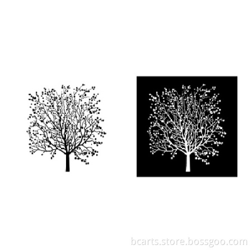 Wholesale 100% Handmade modern tree painting